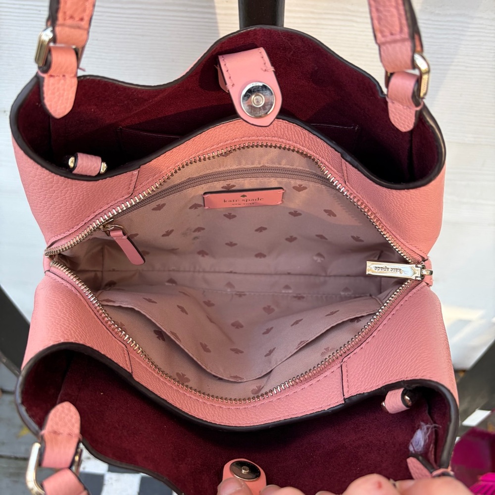 Kate Spade Pink Leather Handbag - Picture 7 of 9